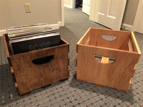 Custom record crates I made : r/vinyl