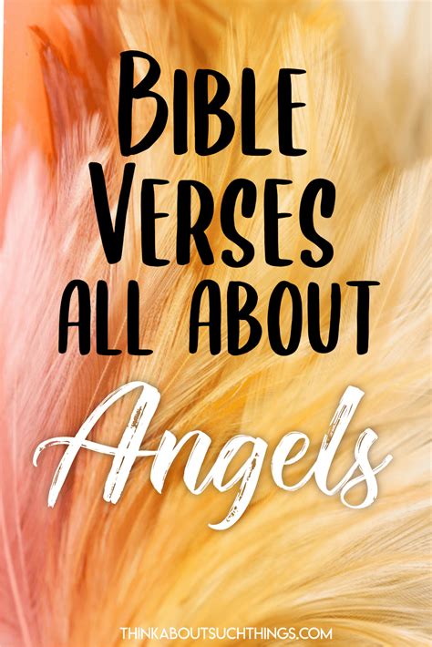 70+ Bible Verses About Angels | Think About Such Things