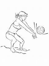 Free Printable Volleyball Coloring Pages For Kids sketch template