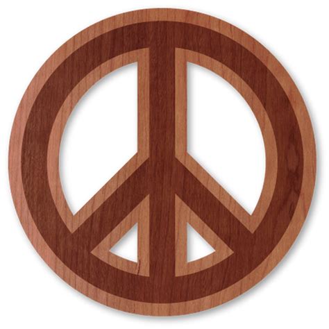 Peace Sign | Dust City Wood Stickers