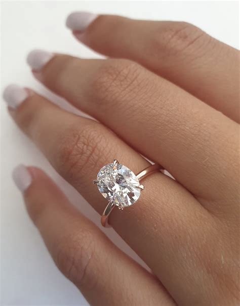 2 Carat Oval Engagement Rings
