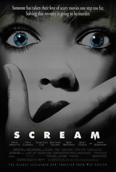 Pin by MartinKey on * Drew Barrymore | Scream movie poster, Scream movie, Horror movie posters