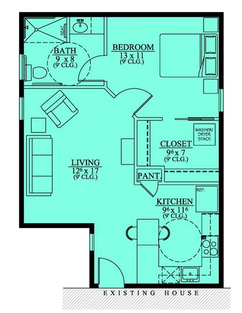 Favorite floor plan, mother in-law suite, or small basement apartment ...