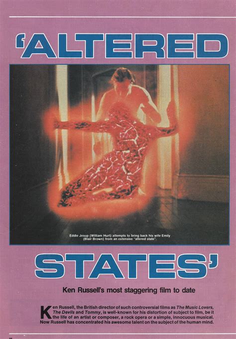 That Time Ken Russell Blew Everyone's Mind with 'Altered States': Pages from a Scrapbook and ...