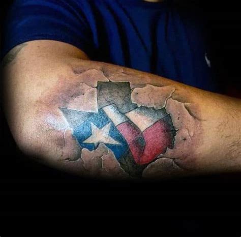 70 Texas Tattoos For Men - Lone Star State Design Ideas