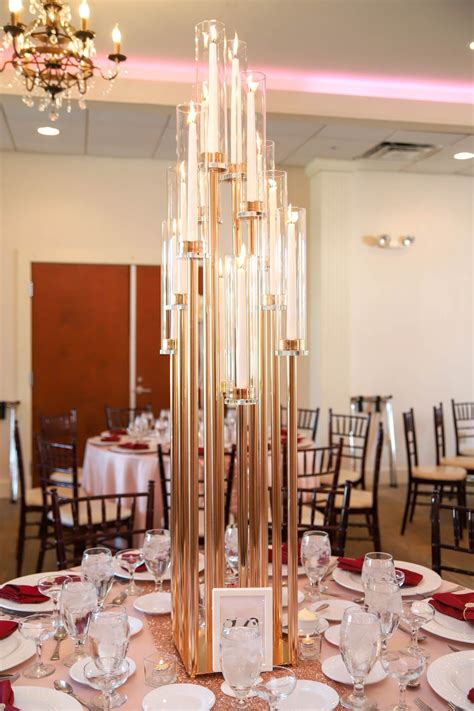 Wedding Centerpiece - Tall Candle Holders | Tall candle holders wedding, Tall candle centerpiece ...