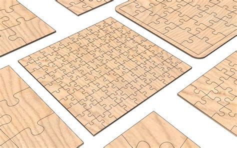 Puzzle Template For Laser Cutter