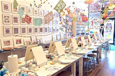 HANDMAKERY » Art Workshops + Studio Peek + First Friday | Kids art studio, Art studio design ...