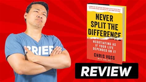 Never Split The Difference Book Review - YouTube