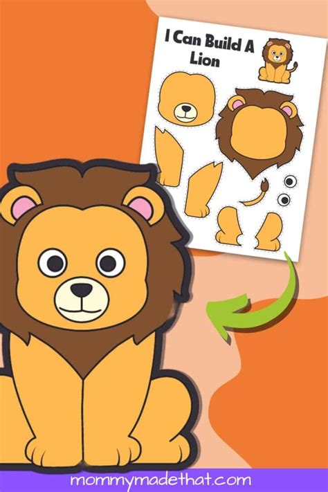 Free Printable Lion Craft Template