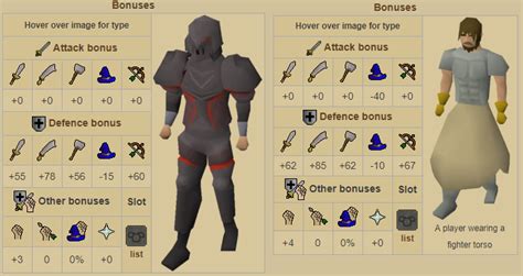 Obsidian (60 def) vs torso (40 def) broken? : r/2007scape