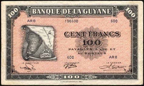 FRENCH GUIANA Paper Money, 1795-1961