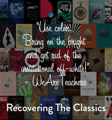 Our Recovering The Classics posters are perfect classroom decor for teachers and studen ...