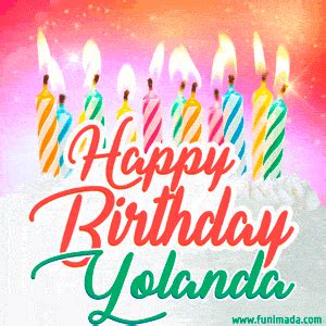 Happy Birthday Yolanda GIFs | Funimada.com