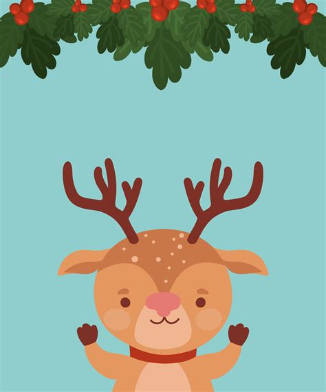 reindeer poster design 4959663 Vector Art at Vecteezy