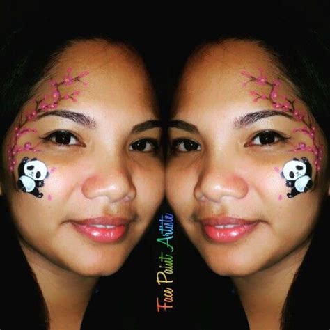 Hi panda! ♡ . | Panda face painting, Face painting, Face painting easy