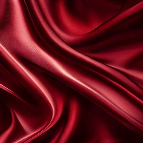 Premium AI Image | Red Fabric Texture Background