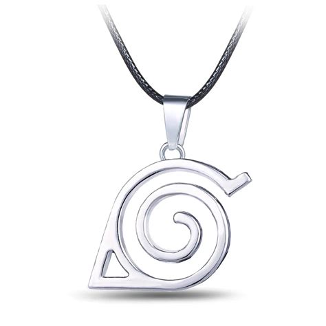 2016 Hot Selling men and women Stainless steel Pendants Naruto Anime Naruto Konoha Necklace ...