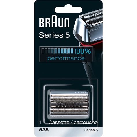 Braun Shaver Replacement Part 52 S Silver - Compatible with Series 5 shavers - Walmart.com