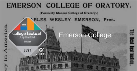 Emerson Earns #2 Rank in Massachusetts for Its Theater Program ...