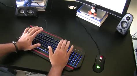 Review: Etekcity Scroll K9500 Gaming Keyboard and Scroll X1: 2400 DPI Gaming Mouse - YouTube