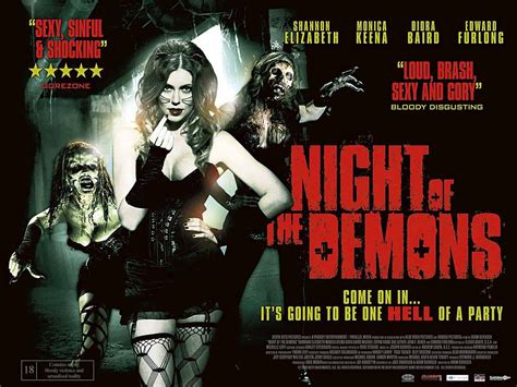 Horror Movie Review: Night of the Demons - Remake (2009) - Games, Brrraaains & A Head-Banging Life