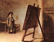 Category:The Artist in his Studio by Rembrandt - Wikimedia Commons