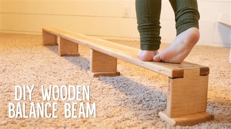 Kids Balance Beam // DIY Gymnastics - YouTube