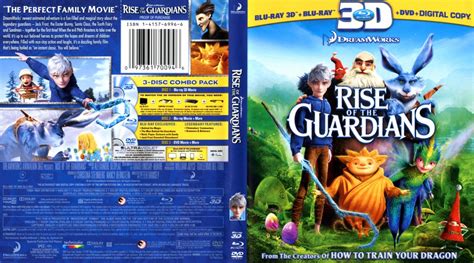 Rise Of The Guardians 3D - Movie Blu-Ray Scanned Covers - Rise Of The Guardians 3D 2012 Scanned ...