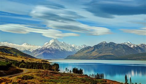 Beautiful Lake New Zealand Mountains Wallpaper - [3872x2241] : r/wallpapers