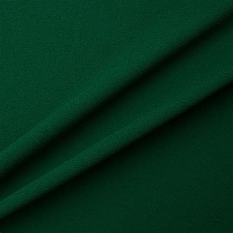 Dark Emerald Green Single Wool Crêpe | Pure Wool | Joel & Son Fabrics