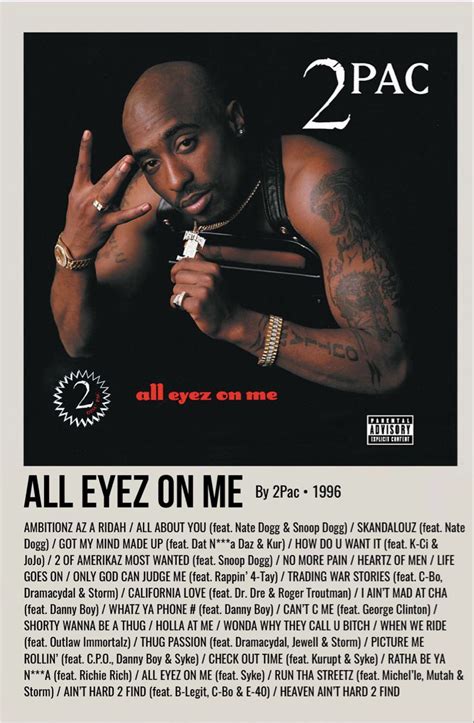 all eyez on me | Music poster design, Music poster ideas, Music album cover