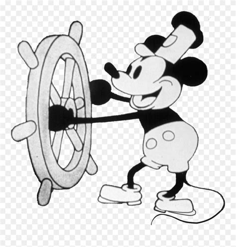 Mickey Mouse Steamboat Willie Transparent Clipart (#5472498) - PinClipart