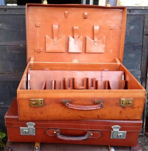 Exquisite Victorian Leather Travel Cases & Trunks
