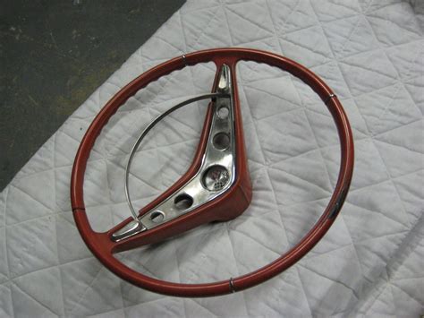 Original Red 1959 Chevy steering wheel | The H.A.M.B.