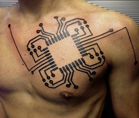 cyber tatto | Tatuagem cyberpunk, Tatuagens geométricas, Tatoo