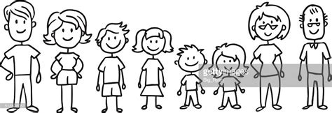 Stick Figure Family Vector at GetDrawings | Free download