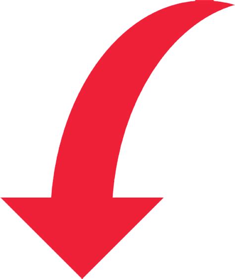 Red Downward Arrow Icon for Graphic Design and Clickbait PNG | PNG All