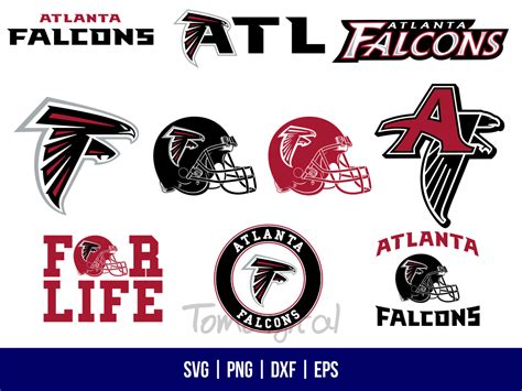 Atlanta Falcons NFL American Football Logo SVG Bundle - Gravectory