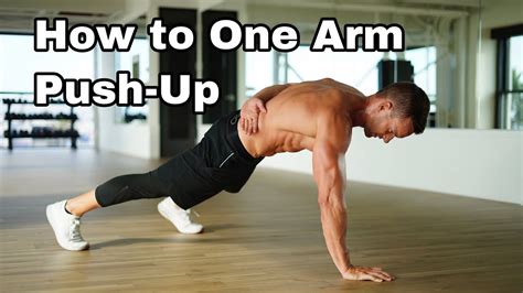 How To Do a One Arm Push-Up - YouTube