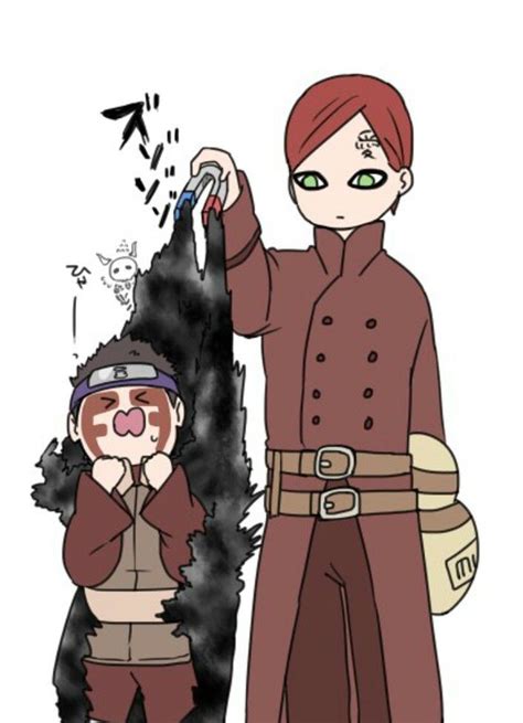 Gaara and his son Shinki | Sarada uchiha, Desenhos de anime, Naruto fofo