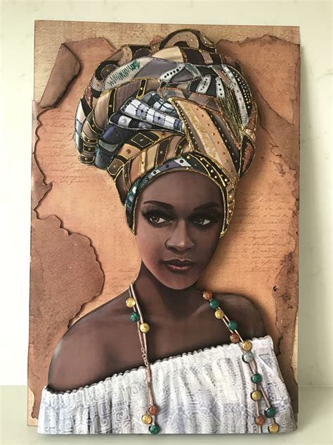 Emeğimm African Wall Art, African Art Paintings, African Decor, Black Women Art, Black Art ...