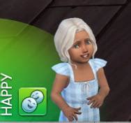 My sim’s toddler. She has born with her dad’s hair and eye color and a similar skin tone to her ...