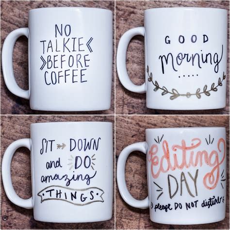 DIY: Personalized Coffee Mugs | Laughs, Crafts & Photographs