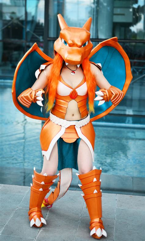 Charizard Armored Gijinka Cosplay by ValenniaCosplay on DeviantArt