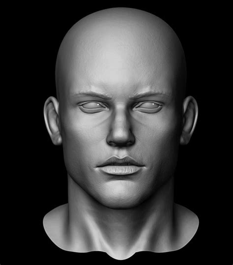 Male Face by Melissa Mazzocco | Figurative | 3D | Male face, Face, Male