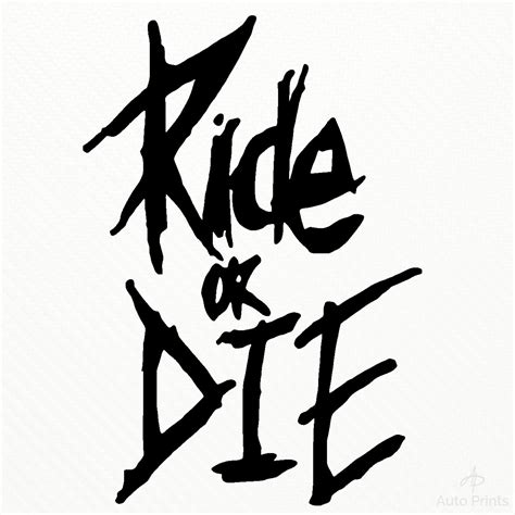 Ride or Die MTB Downhill Enduro Sticker Decal BMX - Etsy