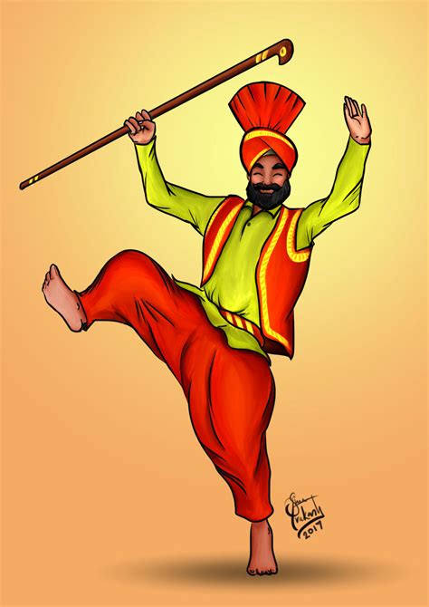 Bhangra Dancer by sivaprakash97 on DeviantArt