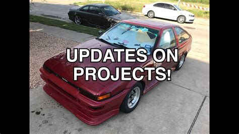 UPDATES ON THE PROJECTS - AE86 Engine Swap - YouTube