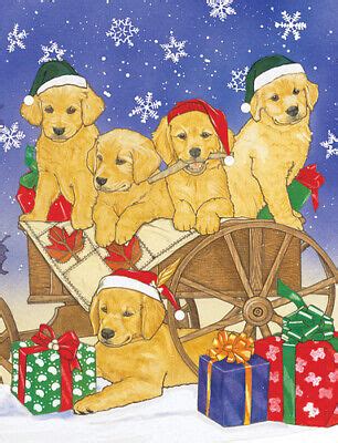 Golden Retriever Christmas Cards Set of 10 cards & 10 envelopes | eBay